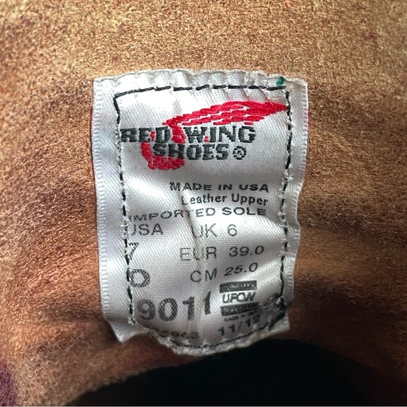 [SOLD] Red Wing Beckman Heritage 9011 - Rare Black Cherry Featherstone - Picture 8 of 8